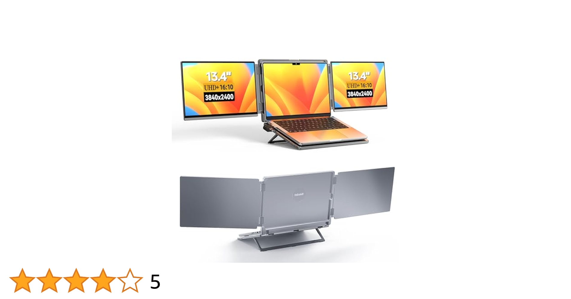 Amazon.co.jp: Intehill LR13U Mobile Monitor, 4K Dual Monitor